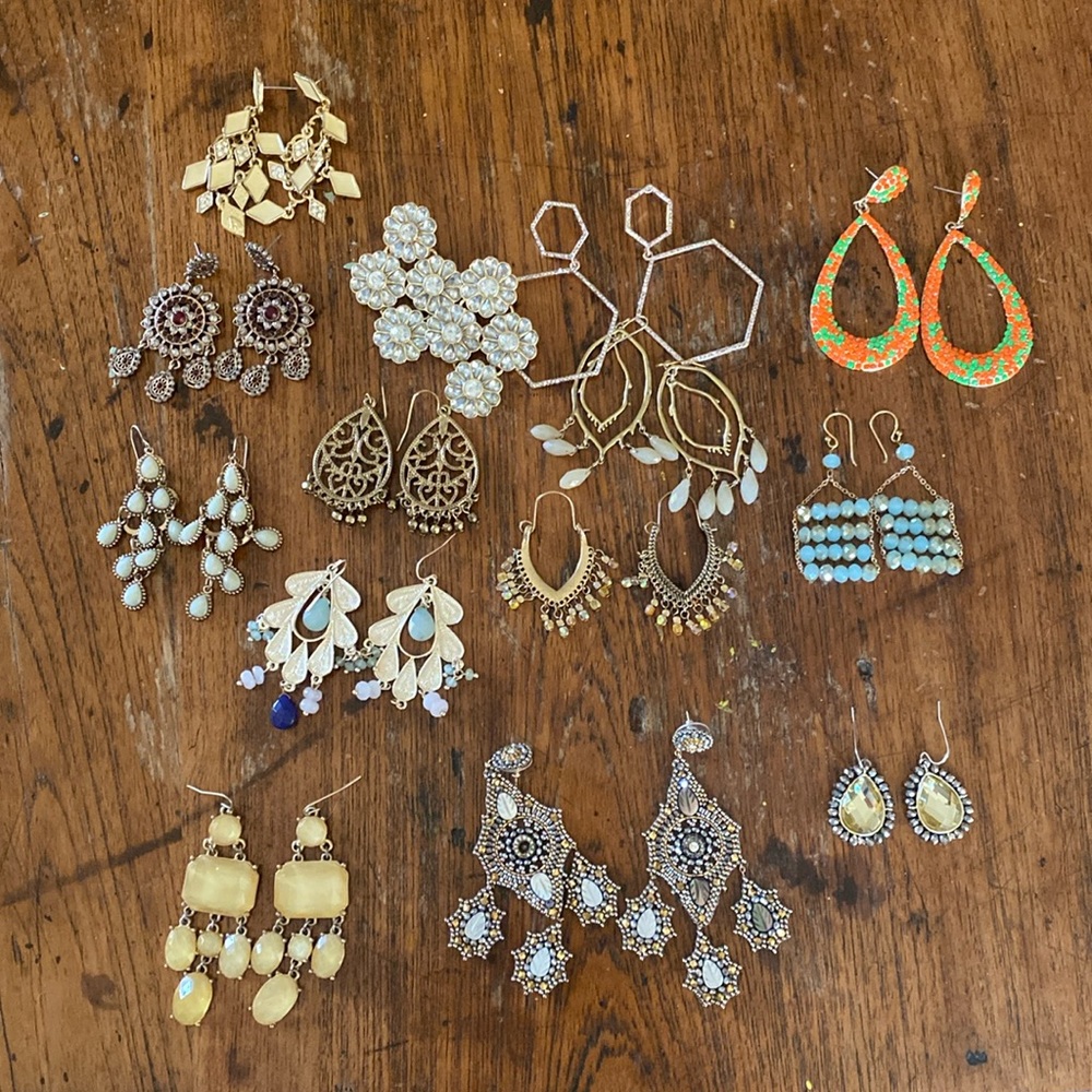 Lot of earrings
